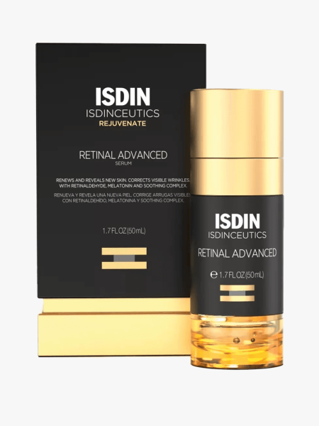 Isdin Isdinceutics Retinal Advanced in branded component on a light gray background